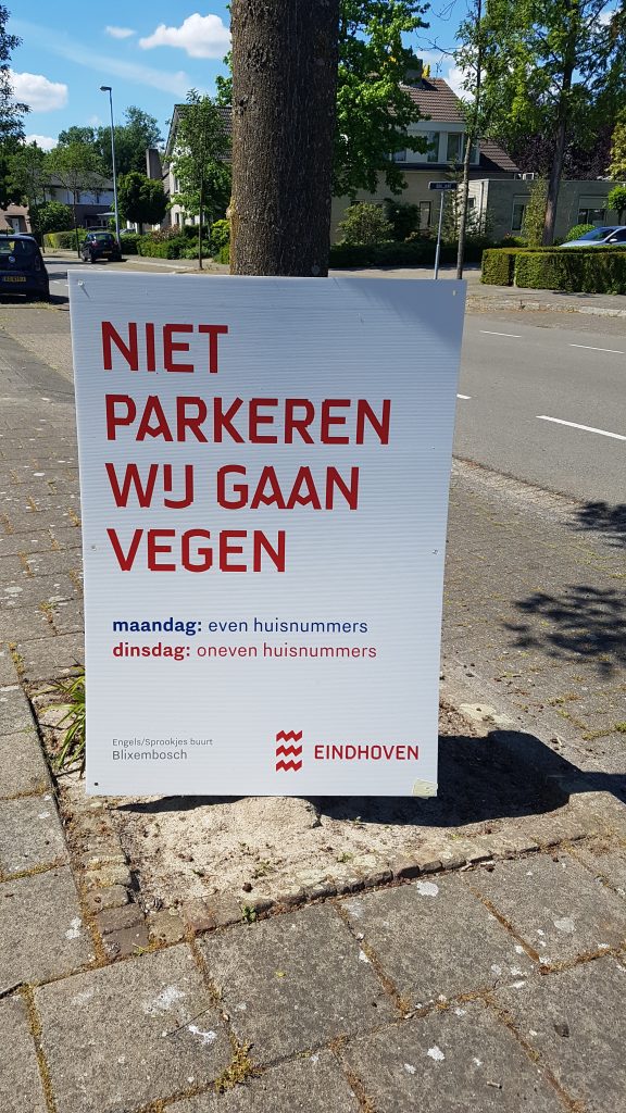 Logo Niet parkeren veegactie